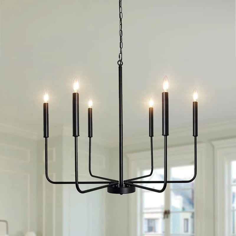 Modern Iron Branch Chandelier LED Pendant Lamp