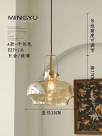 Nordic Glass Pendant Light for Dining Room