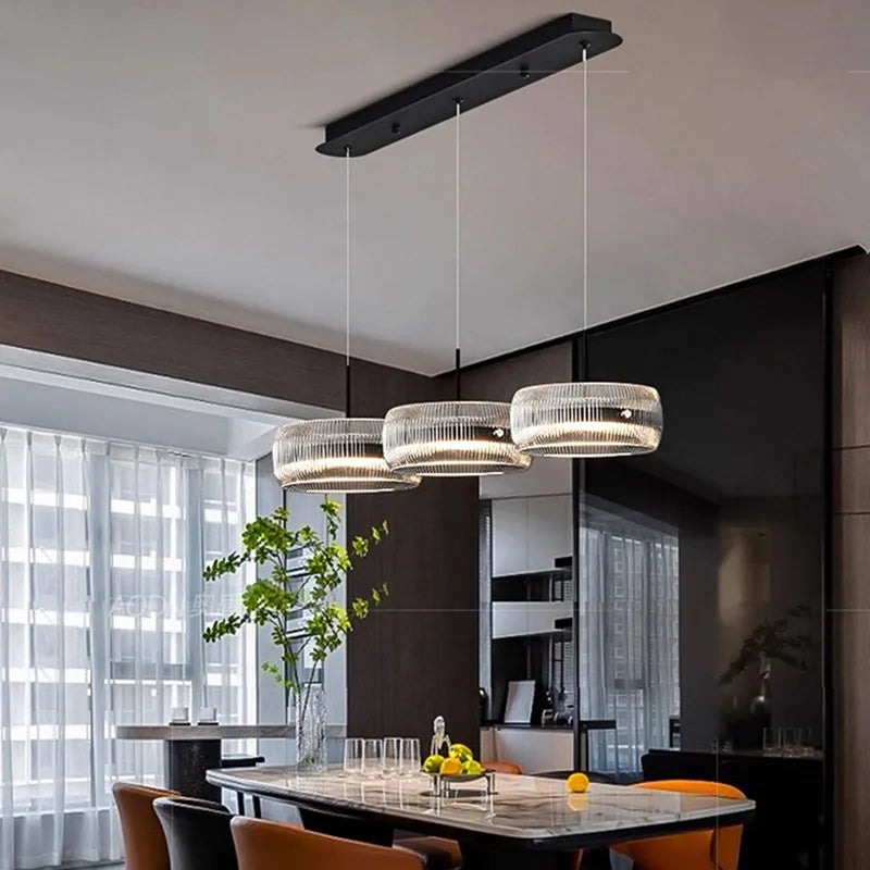 Minimalist Glass Pendant Light for Dining Room