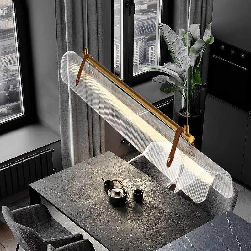 Minimalist Acrylic Glass Pendant Light for Dining