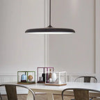 Nordic Flat Saucer LED Pendant Light in Four Colors for Kitchen Island