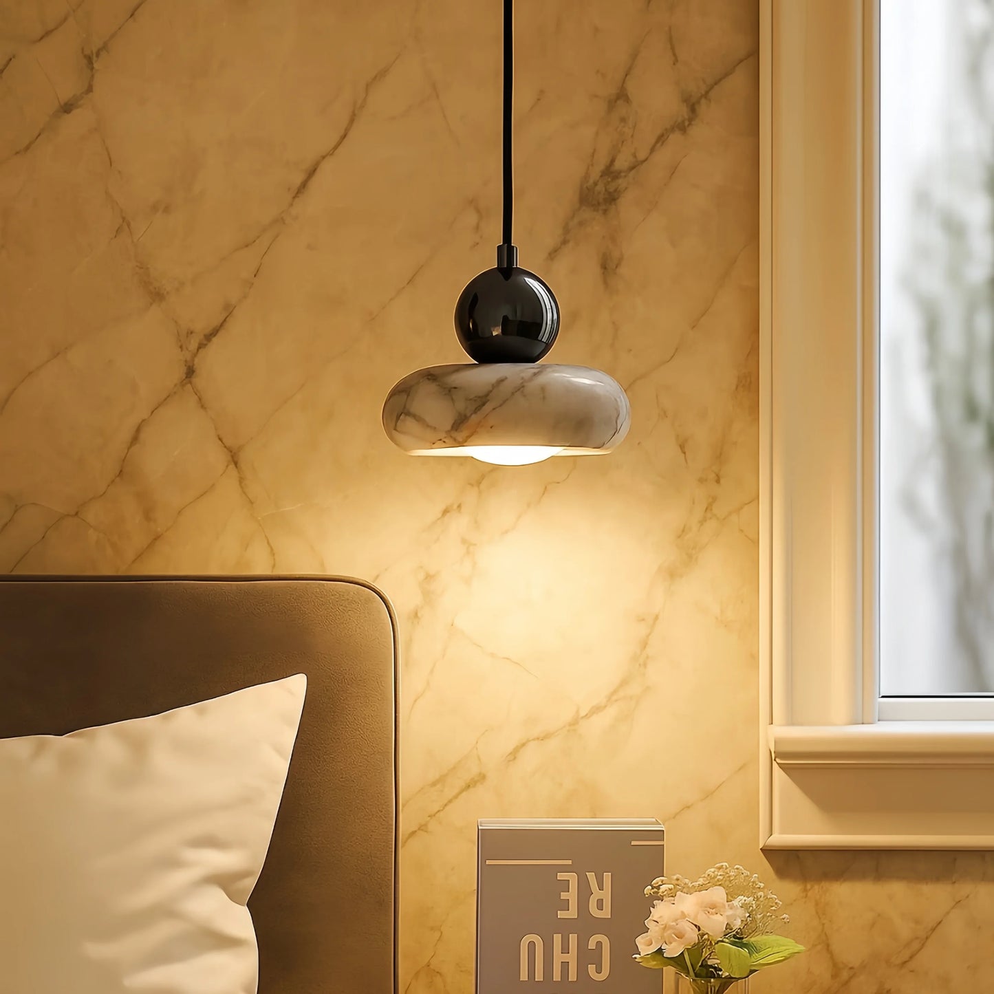 Nordic Marble Pendant Light for Bedroom & Dining