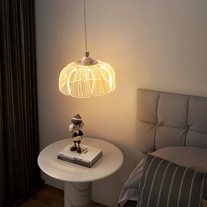 Nordic Iron Pendant Light for Bedroom Living Room