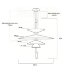 Minimalist Iron Pendant Light - Nordic UFO Design
