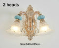 Modern Nordic Ceramic Chandelier with Crystal Drops
