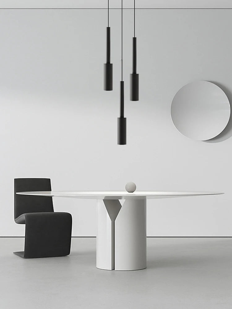 Lámpara colgante de hierro minimalista para comedor