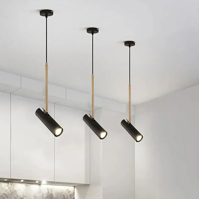 Lámpara Colgante Minimalista de Hierro para Dormitorio Comedor