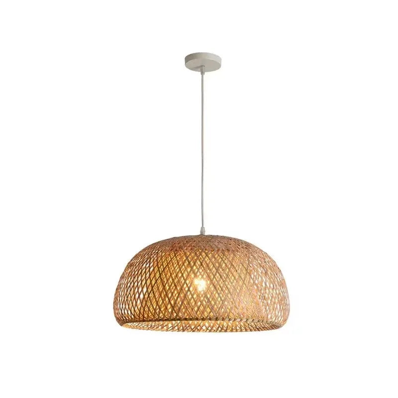 Bohemian Rattan Woven Pendant Light 26cm