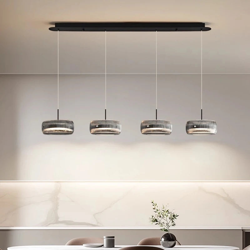 Lámpara Colgante Minimalista de Cristal para Comedor