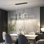 Lámpara colgante de hierro minimalista para comedor