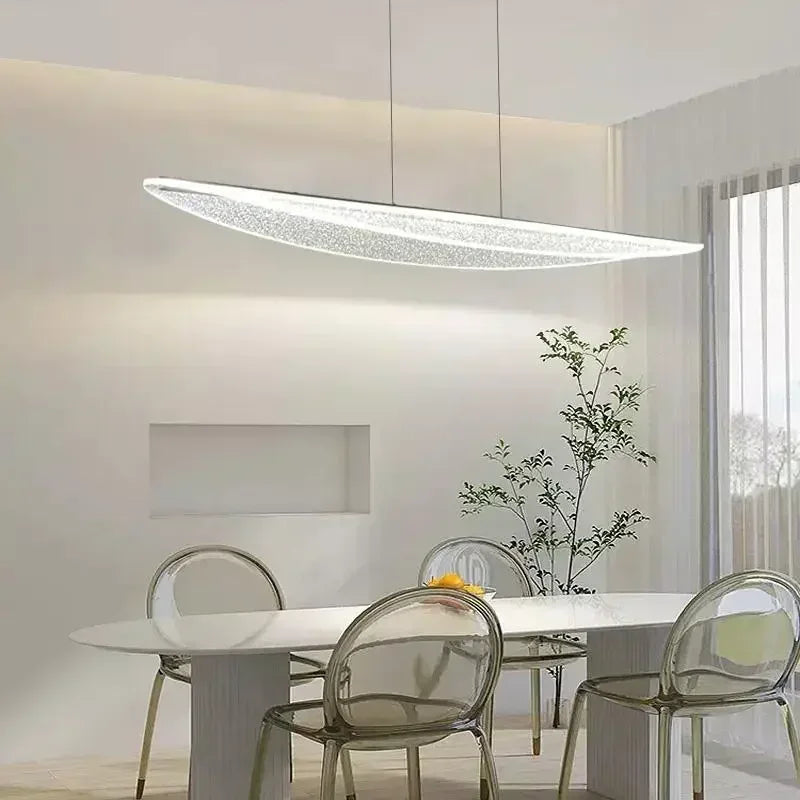 Lámpara colgante de hierro minimalista para comedor