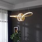Lámpara Colgante Contemporánea de Aluminio para Comedor