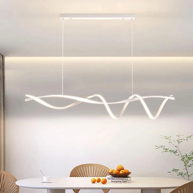 Minimalist LED Pendant Light for Dining Room