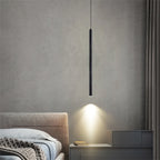Minimalist Iron Tube Pendant Light for Bedroom