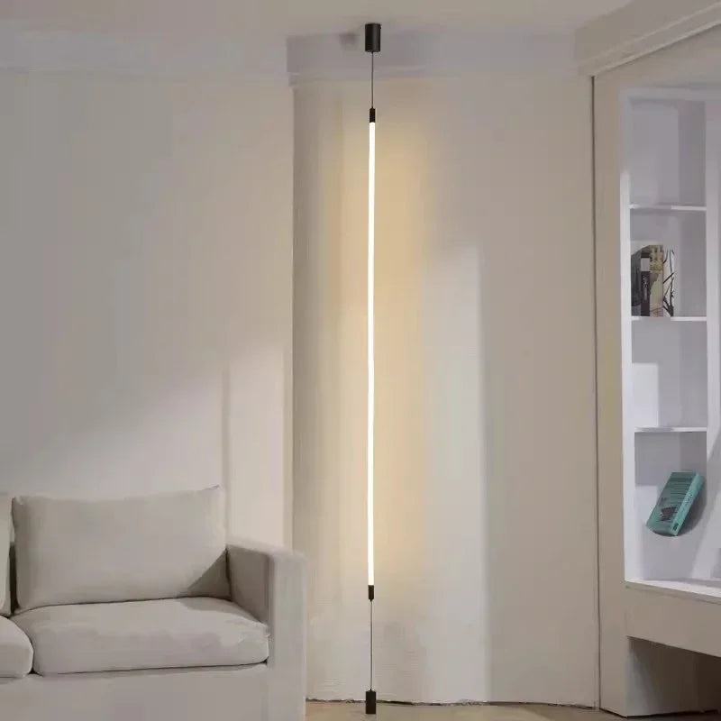 Lámpara colgante minimalista de fibra tejida para sala de estar