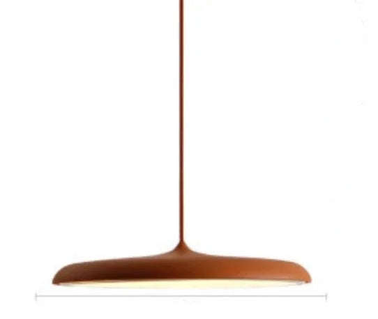 Modern UFO Disc LED Pendant Light in Eight Colors for Dining Table