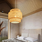 Nordic Bamboo Woven Pendant Light 30cm