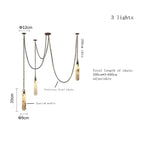 Nordic Marble Alabaster Pendant Light Multi-Drop