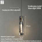 Lámpara colgante de cristal de lujo para comedor