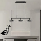 Colgante de cristal minimalista con control remoto
