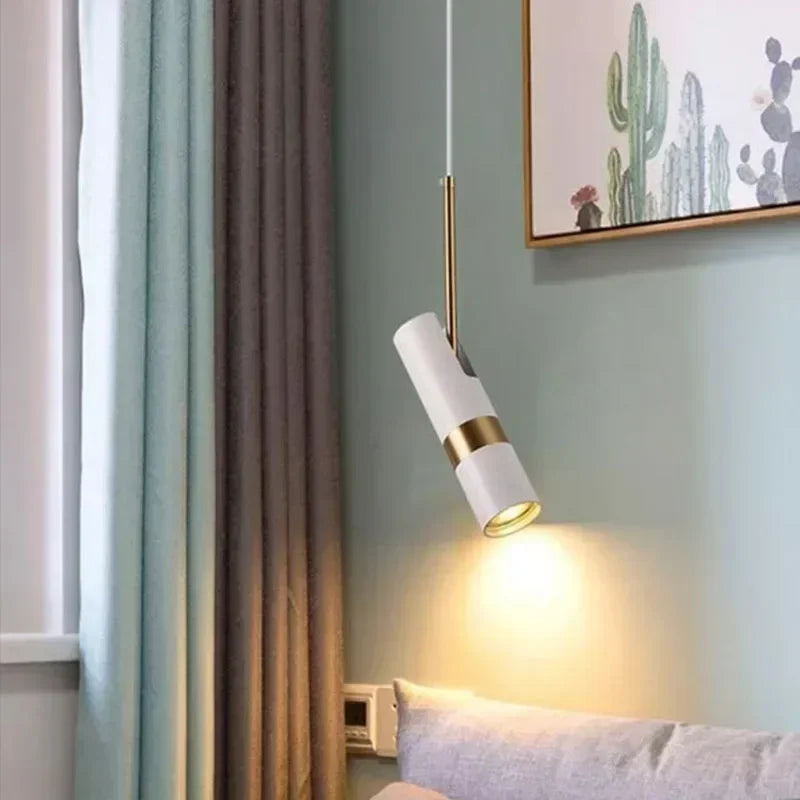 Lámpara Colgante Minimalista de Hierro para Dormitorio Comedor