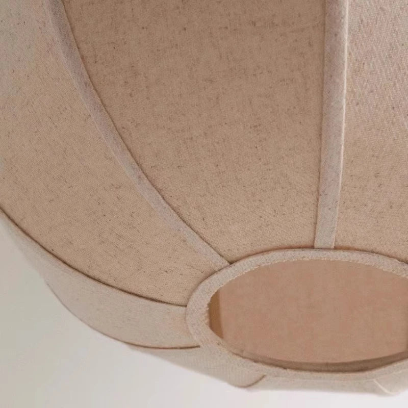 Wabi Sabi Linen Pendant Light for Living Room