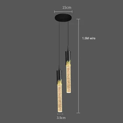 Nordic Crystal Glass Pendant Light for Dining Room