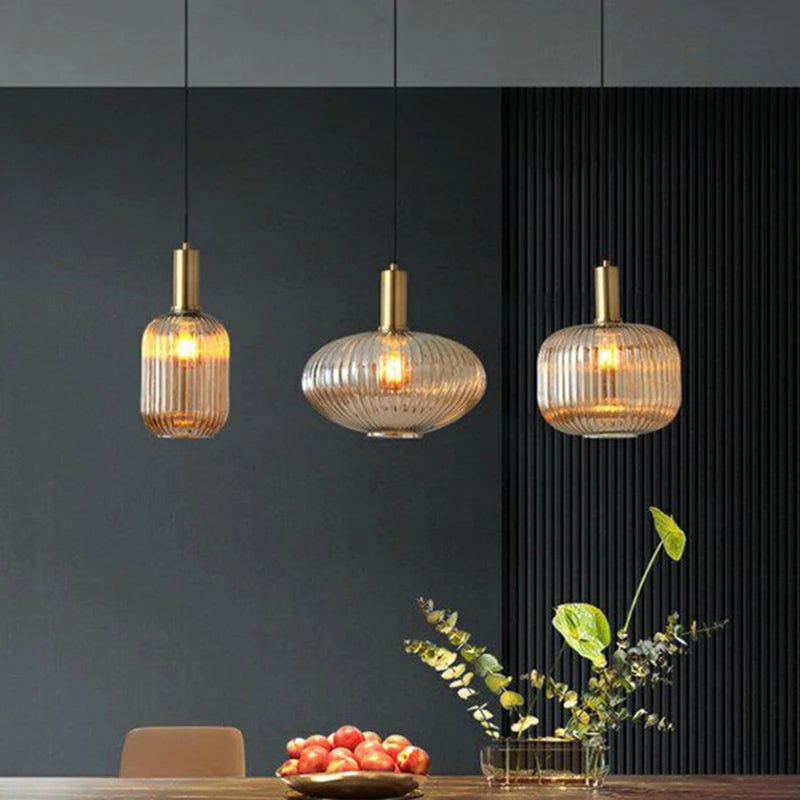 Nordic Glass Pendant Light for Dining Room