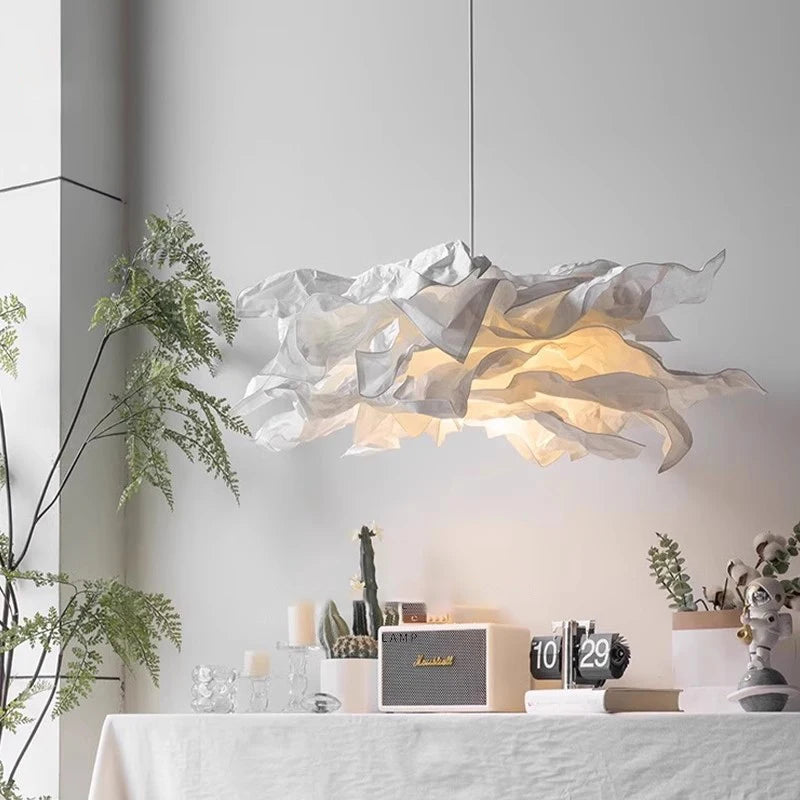 Modern Paper Pendant Light - Artistic Hanging Lamp