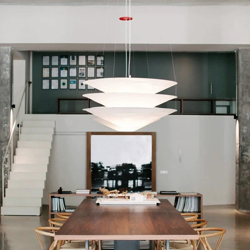 Nordic Minimalist Paper Pendant Light for Dining