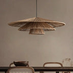 Lámpara Colgante de Ratán Wabi Sabi - Estilo Japonés