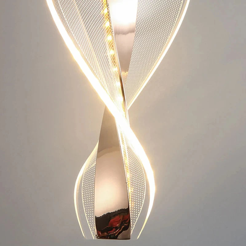 Modern Acrylic Geometric Pendant Light Bedroom Living Room Hanging Light Restaurant Lighting Led Pendant Lamps For Home Decor