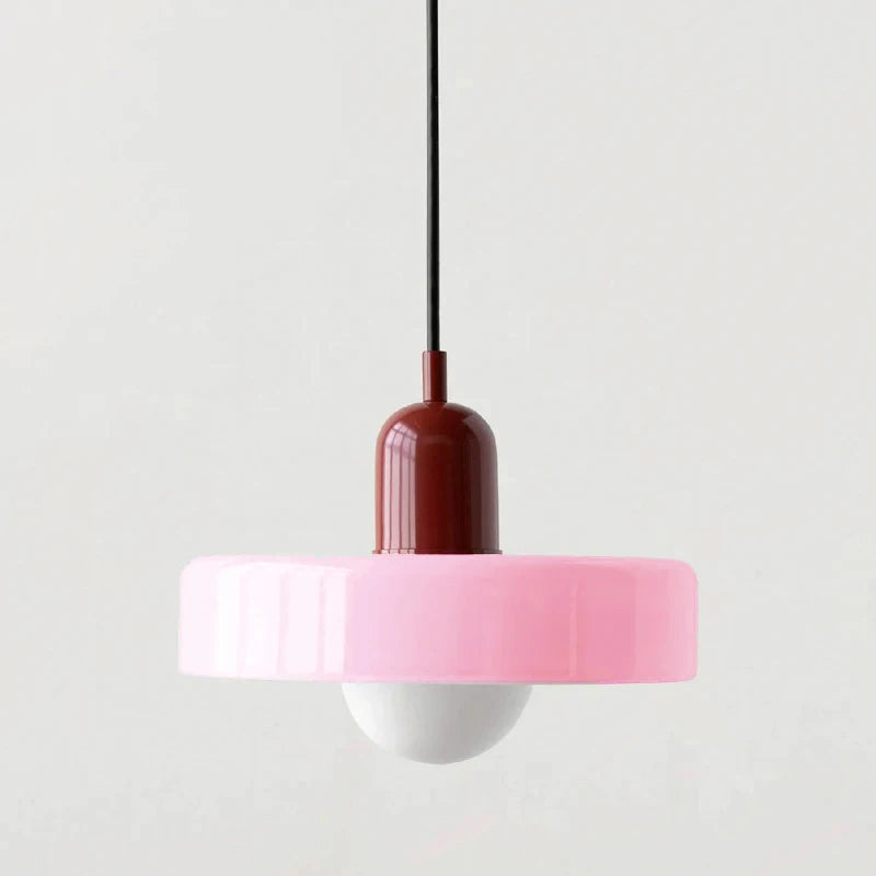 Nordic Retro Glass Pendant Light for Dining Room