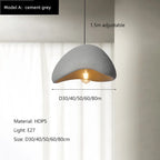 Minimalist Resin Pendant Light for Dining Room