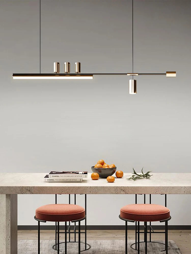 Minimalist Copper Pendant Light for Dining Room
