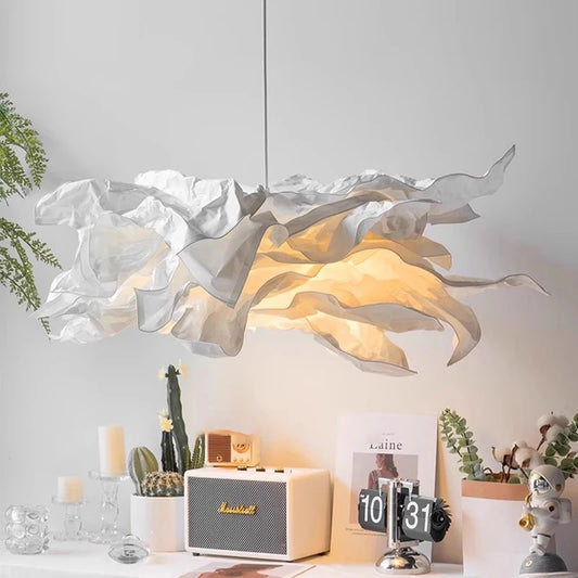 Modern Paper Pendant Light - Artistic Hanging Lamp