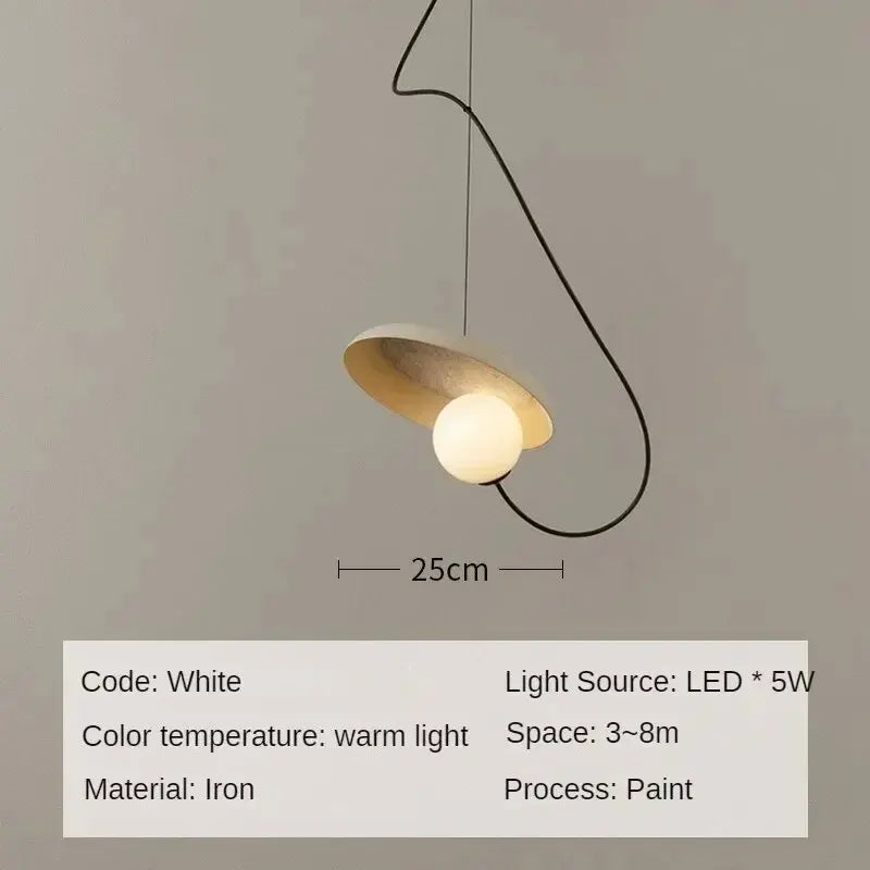 Nordic Wood Pendant Light for Bedroom Dining Room