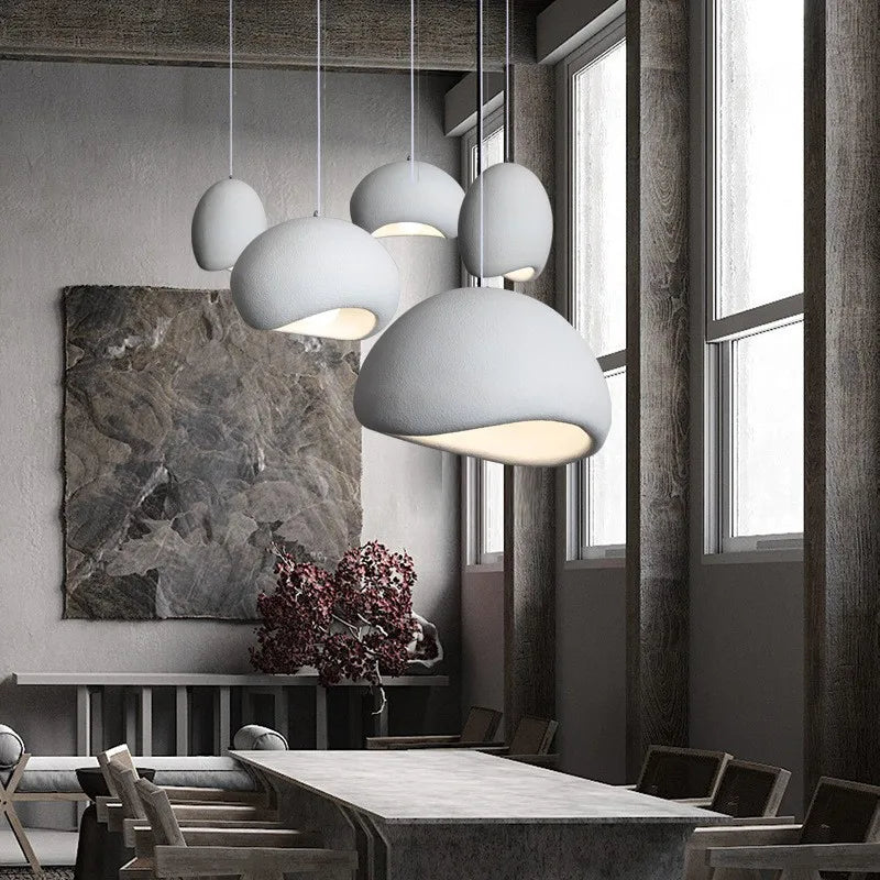 Minimalist Fabric Pendant Light for Dining Room