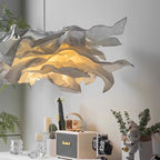 Modern Paper Pendant Light - Artistic Hanging Lamp
