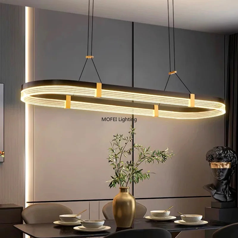 Nordic LED Pendant Light - Minimalist Dining Room Hanging Lamp
