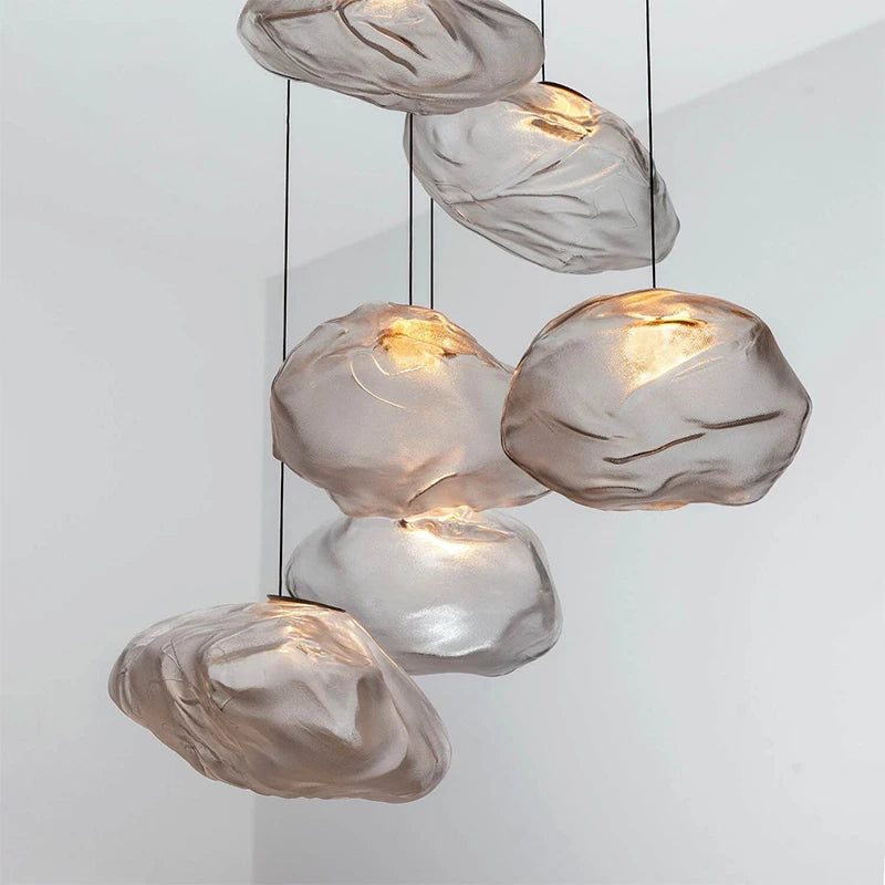 Nordic Glass Pendant Light Cloud Design