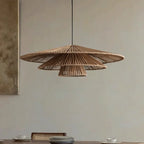 Lámpara Colgante de Ratán Wabi Sabi - Estilo Japonés