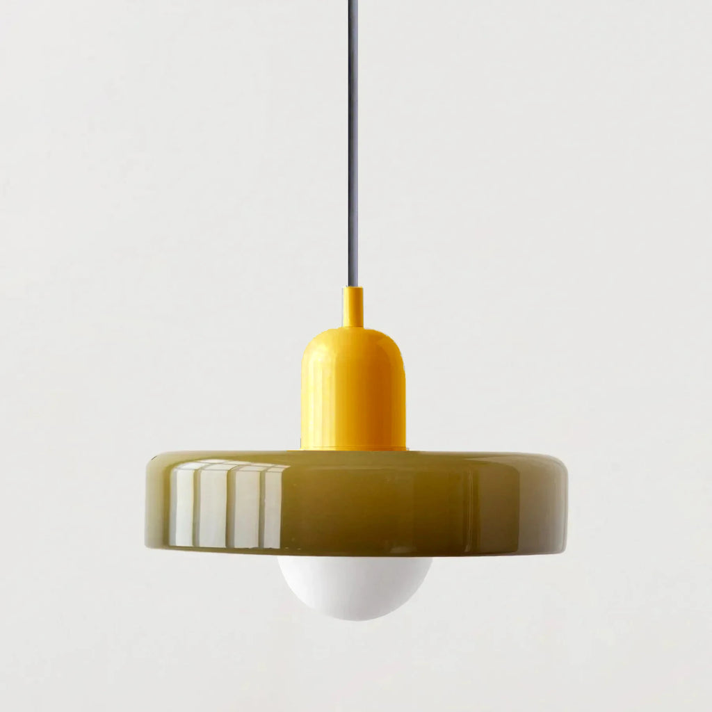 Nordic Retro Glass Pendant Light for Dining Room