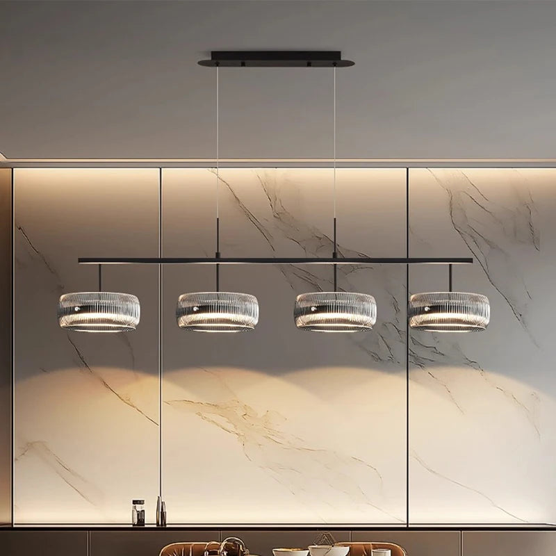 Lámpara Colgante Minimalista de Cristal para Comedor