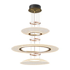 Lámpara colgante LED de aluminio nórdico para sala de estar