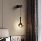 Nordic Glass Pendant Light for Bedroom