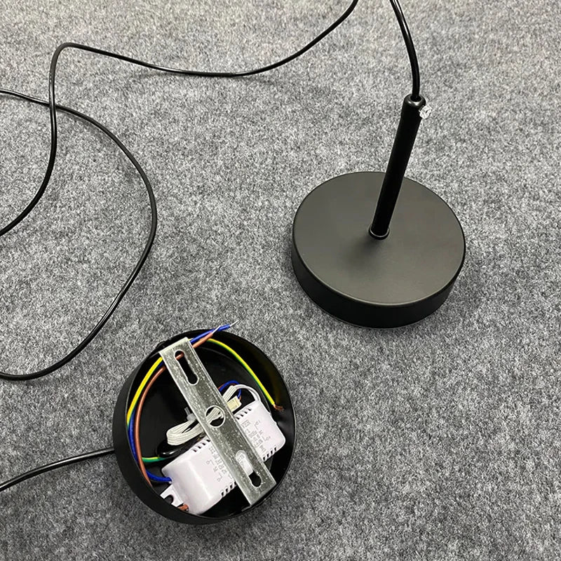 Lámpara colgante de hierro minimalista para comedor