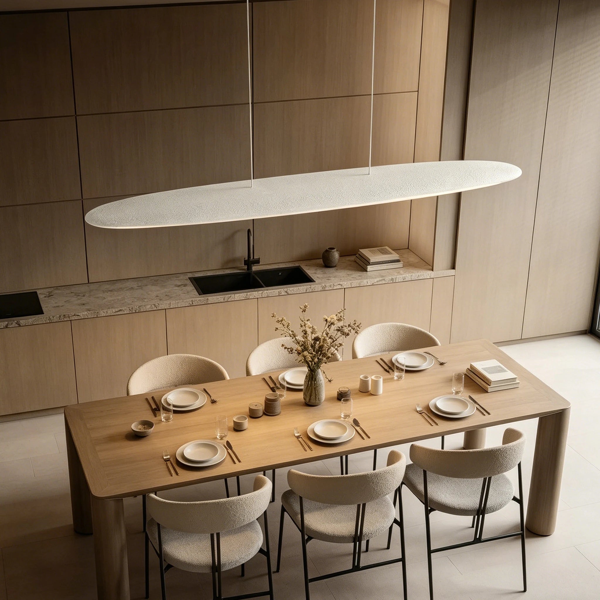 Lámpara Colgante Minimalista de Hierro para Comedor