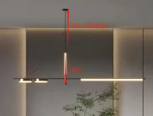 Minimalist Iron Pendant Light for Dining Room