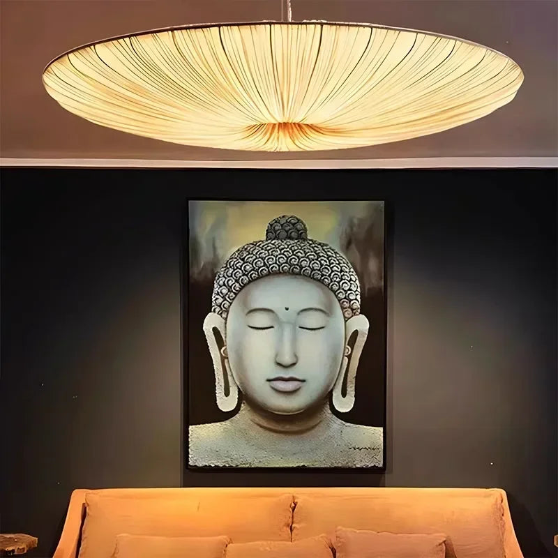 Nordic Fabric Pendant Light for Living Room